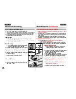 Preview for 42 page of Samsung VP-D55, VP-D60, VP-D65 Owner'S Manual