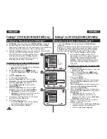 Preview for 106 page of Samsung VP-DC161WB Owner'S Instruction Manual