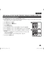 Preview for 109 page of Samsung VP-DC171 Owner'S Instruction Book