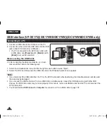 Preview for 112 page of Samsung VP-DC171 Owner'S Instruction Book