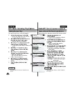 Preview for 73 page of Samsung VP-M102 Owner'S Instruction Book