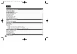 Preview for 2 page of Samsung VP-M2050S Owner'S Instruction Book