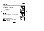 Preview for 33 page of Samsung VP-M2050S Owner'S Instruction Book