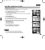 Preview for 45 page of Samsung VP-M2050S Owner'S Instruction Book