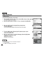 Preview for 84 page of Samsung VP-X105 Owner'S Instruction Book