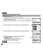 Preview for 96 page of Samsung VP-X105 Owner'S Instruction Book