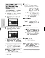 Preview for 36 page of Samsung VR330 - DVD - DVDr/ VCR Combo (French) Manuel D'Instructions