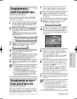 Preview for 61 page of Samsung VR330 - DVD - DVDr/ VCR Combo (French) Manuel D'Instructions