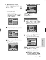 Preview for 75 page of Samsung VR330 - DVD - DVDr/ VCR Combo (French) Manuel D'Instructions