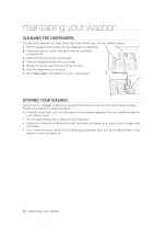 Preview for 32 page of Samsung VRT PLUS WE357 Series User Manual