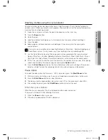 Preview for 17 page of Samsung VRT STEAM WF419AAW User Manual