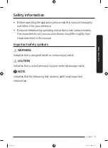 Preview for 3 page of Samsung VS20C95 Series User Manual