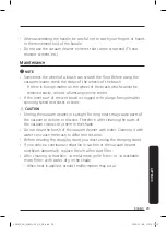 Preview for 29 page of Samsung VS20R9049T3 User Manual