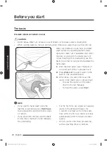 Preview for 20 page of Samsung WA13J571 Series User Manual