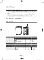 Preview for 32 page of Samsung WA40J3000AW/AA User Manual