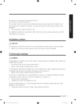 Preview for 7 page of Samsung WA90T6250B Series User Manual