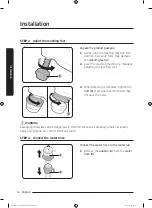 Preview for 14 page of Samsung WA90T6250B Series User Manual