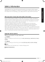 Preview for 3 page of Samsung WD70J5A10AW/LE User Manual