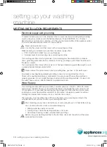 Preview for 10 page of Samsung WD8702CJ User Manual