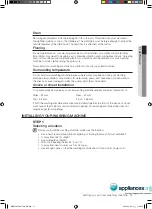 Preview for 11 page of Samsung WD8702CJ User Manual