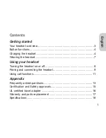 Preview for 4 page of Samsung WEP475 - Bluetooth Headset User Manual