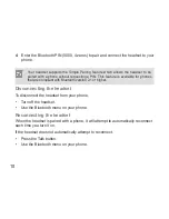 Preview for 13 page of Samsung WEP475 - Bluetooth Headset User Manual