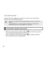 Preview for 29 page of Samsung WEP475 - Bluetooth Headset User Manual