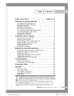 Preview for 3 page of Samsung WF-B105N Owner'S Instructions Manual