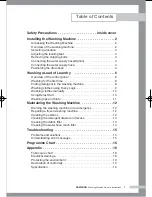 Preview for 3 page of Samsung WF-J124A Owner'S Instructions Manual