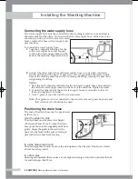 Preview for 6 page of Samsung WF-J124A Owner'S Instructions Manual