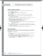 Preview for 12 page of Samsung WF-J124A Owner'S Instructions Manual