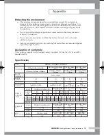 Preview for 21 page of Samsung WF-J124A Owner'S Instructions Manual