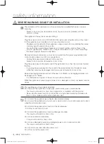 Preview for 6 page of Samsung WF8100LS User Manual