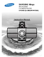 Samsung Wingo MY-MP200 Instruction Manual preview