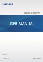 Preview for 1 page of Samsung WIRELESS CHARGER TRIO User Manual