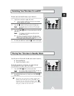 Preview for 9 page of Samsung WS-32A10HW Owner'S Instructions Manual