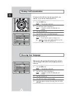 Preview for 12 page of Samsung WS-32A10HW Owner'S Instructions Manual