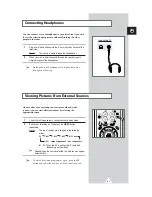 Preview for 41 page of Samsung WS-32A10HW Owner'S Instructions Manual