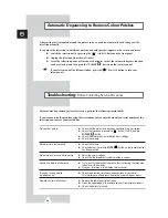 Preview for 42 page of Samsung WS-32A10HW Owner'S Instructions Manual