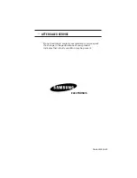 Preview for 44 page of Samsung WS-32A10HW Owner'S Instructions Manual