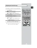 Preview for 25 page of Samsung WS-32A11SS Owner'S Instructions Manual