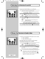 Preview for 10 page of Samsung WS-32A208P Owner'S Instructions Manual