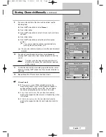 Preview for 17 page of Samsung WS-32A208P Owner'S Instructions Manual