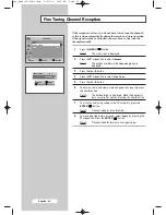 Preview for 20 page of Samsung WS-32A208P Owner'S Instructions Manual