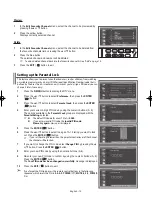 Preview for 15 page of Samsung WS-32Z408D Owner'S Instructions Manual