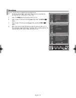 Preview for 23 page of Samsung WS-32Z408D Owner'S Instructions Manual