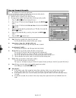 Preview for 25 page of Samsung WS-32Z408D Owner'S Instructions Manual