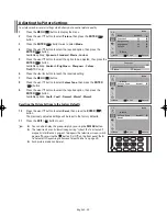 Preview for 29 page of Samsung WS-32Z408D Owner'S Instructions Manual