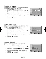 Preview for 37 page of Samsung WS-32Z408D Owner'S Instructions Manual