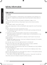 Preview for 10 page of Samsung WW80M6 Series User Manual